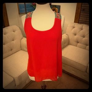 MADE IN ITALY Embellished Tank